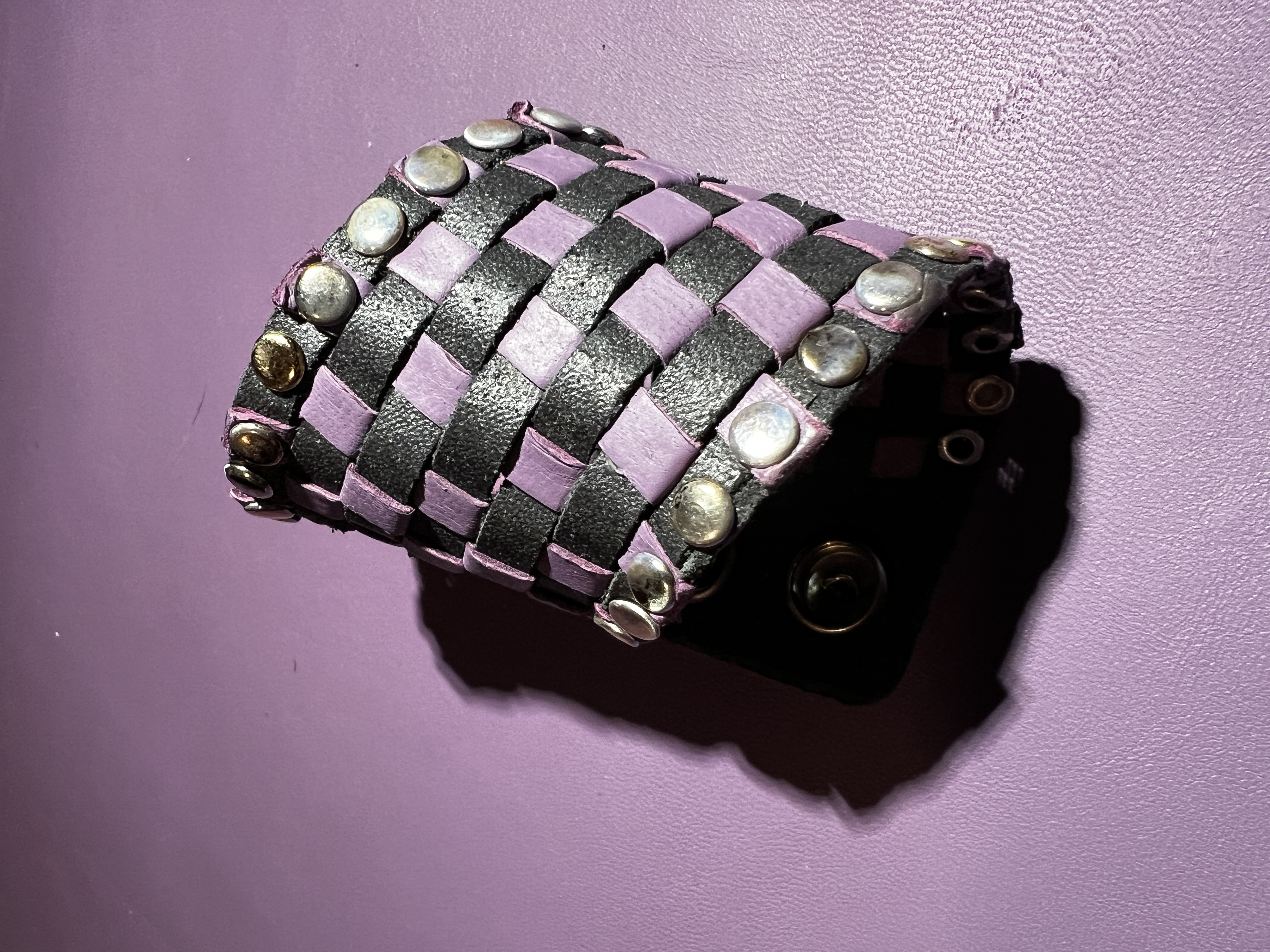 lavender tight-weave cuff